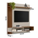 Ver imagem 3 de Painel Home Alvorada Freijo Off White para Tv 55 Polegadas Linea Brasil