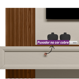 Painel Home Alvorada Freijo Off White para Tv 55 Polegadas Linea Brasil - 6