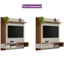 Ver imagem 4 de Painel Home Alvorada Freijo Off White para Tv 55 Polegadas Linea Brasil