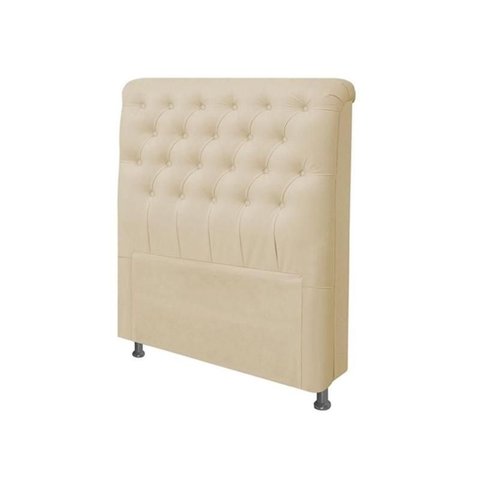 Cabeceira Paris para Cama Box Quenn Laminado Bege - Js