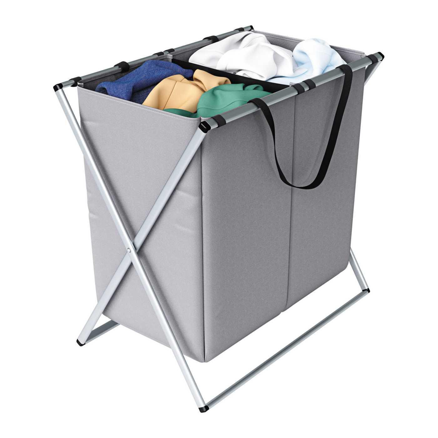 Organizador de Roupas Sujas com 2 Compartimentos - 2