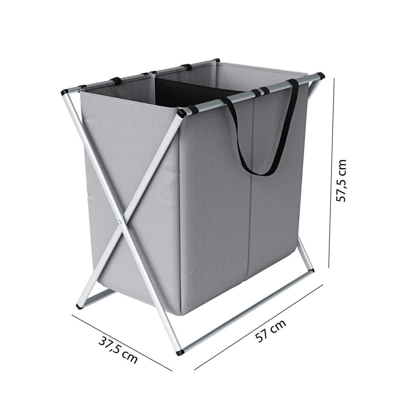 Organizador de Roupas Sujas com 2 Compartimentos - 3