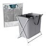 Organizador de Roupas Sujas com 2 Compartimentos - 6