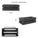 Ver imagem 7 de Floreira Jardim Vertical 100x80cm em Madeira Maciça