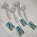 Ver imagem 2 de Kit 4 Escumadeiras Para Fritura de Pastel Brinox Espumadeira De Inox