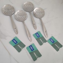 Kit 4 Escumadeiras Para Fritura de Pastel Brinox Espumadeira De Inox - 2