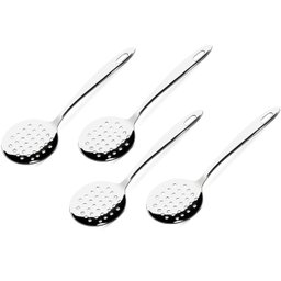 Kit 4 Escumadeiras Para Fritura de Pastel Brinox Espumadeira De Inox - 1
