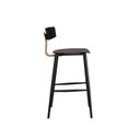 Ver imagem 4 de Banqueta de Cozinha Analu Baixa Assento 65cm e Encosto em Pp e Estrutura em Aço