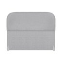 Ver imagem 3 de Cabeceira Cama Box Casal 160 Cm Estofada Revestida em Linho Premium