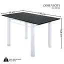 Ver imagem 3 de Conjunto Sala de Jantar 4 Cadeiras Fortaleza
