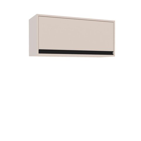 Armário de Cozinha Aéreo Koya 80x35,7cm com Porta Basculante Creme 250007