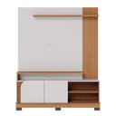 Ver imagem 2 de Estante para Tv até 65 Polegadas Boss 2 Portas Off White/freijó 1500 - Pnr Móveis