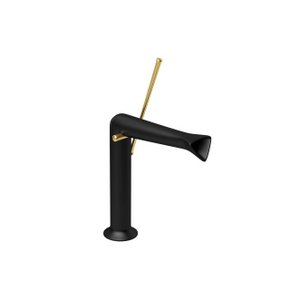 Torneira Deca de Mesa Bica Alta para Lavatório Jader Almeida Black Matte e Gold - 1189.bl100.gl