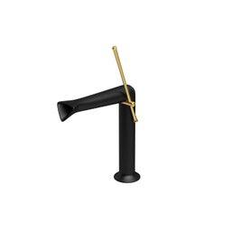 Torneira Deca de Mesa Bica Alta para Lavatório Jader Almeida Black Matte e Gold - 1189.bl100.gl - 2