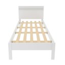 Ver imagem 5 de Conjunto Cama Solteiro com 1 Mesa de Cabeceira Branco