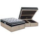 Ver imagem 1 de Cama Box Baú King: Colchão Ortopédico Probel D33 Prodormir Advanced Tech1500 Plus + Base Crc