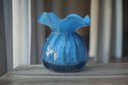 Ver imagem 4 de Vaso Decorativo Murano Trouxinha Pequena Azul Bebê
