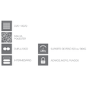 Ver imagem 2 de Conjunto Colchão+ Box King Size Dupla Face- Duo Sono com Molas Ensacadas 193x203x62 – Anjos