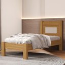 Ver imagem 1 de Cama Casal para Quarto 100% MDF 95x117x199cm Bege/Nature