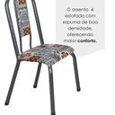 Ver imagem 7 de Conjunto Sala de Jantar 8 Cadeiras Fortaleza Prata/Branco