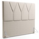 Ver imagem 2 de Cabeceira Cama Box Quenn 160 cm Aurora W01 Linho Cru - Lyam Decor