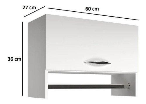Arara suspensa Para Trabalho Moderna Nova Decor Cabideiro aéreo multiuso - 1