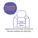 Ver imagem 2 de Capa protetora de poltrona matelassê tamanho 1,90x0,5 metros capa cor cinza