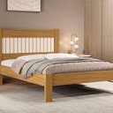 Ver imagem 1 de Cama Casal para Quarto 100% MDF 145x117x199cm Bege/Nature
