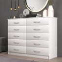 Ver imagem 2 de Comoda para Quarto 10 Gavetas Marbela