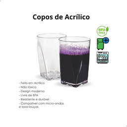 Kit Escorredor de Louça + Prato Octogonal + Copo Cristal - 7