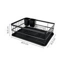 Ver imagem 2 de Kit Escorredor de Louça + Prato Octogonal + Copo Cristal