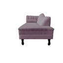 Ver imagem 5 de Recamier Decorativo Divã Amsterdã 187cm Lado Direito Veludo Rosê