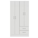 Ver imagem 2 de Roupeiro Panamá 4 Portas 2 Gavetas 90x170cm