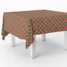 1 Toalha Mesa Tnt Festa Feliz Natal Xadrez Natalino 140x500 - 2