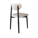 Ver imagem 2 de Kit 2 Cadeiras Gala Madeira Maçica - Alt 86 X L 44 cm X P 46 cm Bege/Off White/Preto