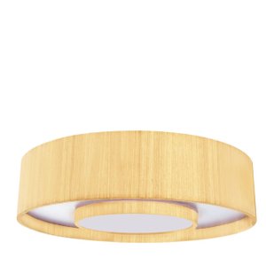 Plafon Madeira Redondo Anel 60cm - 8 Luzes Adrilustres Plafon Anel 60cm Marfim