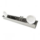 Ver imagem 2 de Canal Equipado Com Módulos Pratos Para Cozinha Aço Inox