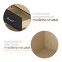 Ver imagem 5 de Guarda-Roupa Panamá 4 Portas 2 Gavetas Preto