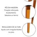 Ver imagem 4 de Mesa Jantar Leda Wood 100cm Madeira Mdf Tx Redonda