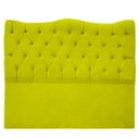 Ver imagem 1 de Cabeceira Dubai 100cm Suede - Renascer Decor:amarelo