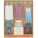 Ver imagem 3 de Guarda-roupa Jamaica 6 Portas 2 Gavetas