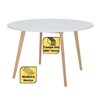Mesa de Jantar Leda Wood Redonda 120cm Madeira Mdf Tx - 4