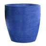 Vaso Planta 40x40 Oval Moderno Polietileno - AZUL ESCURO 013 - 1