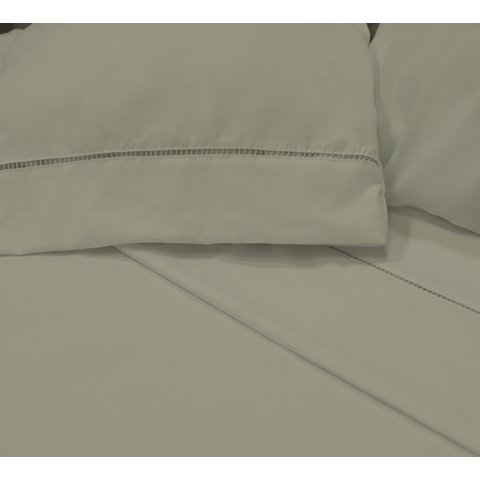 Jogo de Cama Lençol 400 Fios King P. Palito 4 Pçs Bege Casa Dona