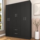 Ver imagem 2 de Guarda-roupa Jamaica 6 Portas 2 Gavetas