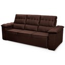 Ver mais imagens de Sofá Retrátil Reclinável 230cm 4 Lugares com Molas Quantum King House