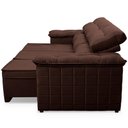Ver imagem 5 de Sofá Retrátil Reclinável 230cm 4 Lugares com Molas Quantum King House
