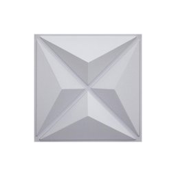 10 Placas Pvc 3d Revestimento de Parede Decorativa Estrelar Alto Relevo Quarto Sala Cozinha 25cm X 2 - 5