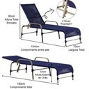 Ver imagem 4 de Espreguiçadeiras Catar Corda Náutica Mesa Piscina Jardim Trama Original