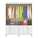 Ver imagem 4 de Guarda-roupa Paraty 6 Portas 9 Gavetas